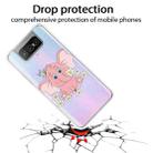 For Asus Zenfone 7 Pro ZS671KS Shockproof Painted Transparent TPU Protective Case(Little Pink Elephant) - 2