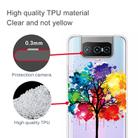 For Asus Zenfone 7 Pro ZS671KS Shockproof Painted Transparent TPU Protective Case(Oil Painting Tree) - 3