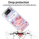 For Asus Zenfone 7 Pro ZS671KS Shockproof Painted Transparent TPU Protective Case(Cute Cat) - 1