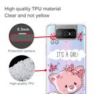 For Asus Zenfone 7 Pro ZS671KS Shockproof Painted Transparent TPU Protective Case(Cute Cat) - 2