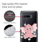 For Asus ROG Phone 3 ZS661KS Shockproof Painted Transparent TPU Protective Case(Little Pink Elephant) - 3