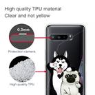 For Asus ROG Phone 3 ZS661KS Shockproof Painted Transparent TPU Protective Case(Selfie Dog) - 2