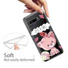 For Asus ROG Phone 3 ZS661KS Shockproof Painted Transparent TPU Protective Case(Cute Cat) - 3