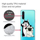 For OnePlus Nord Shockproof Painted Transparent TPU Protective Case(Selfie Dog) - 3