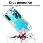 For OnePlus Nord Shockproof Painted Transparent TPU Protective Case(Gem Flower) - 1