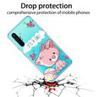 For OnePlus Nord Shockproof Painted Transparent TPU Protective Case(Cute Cat) - 2