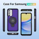 For Samsung Galaxy A16 5G TPU Hybrid PC Magnetic Holder Phone Case(Dark Purple) - 2