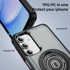 For Samsung Galaxy A16 5G TPU Hybrid PC Magnetic Holder Phone Case(Grey) - 3
