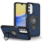 For Samsung Galaxy A16 5G TPU Hybrid PC Magnetic Holder Phone Case(Dark Blue) - 1