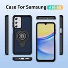 For Samsung Galaxy A16 5G TPU Hybrid PC Magnetic Holder Phone Case(Dark Blue) - 2