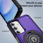 For Samsung Galaxy A26 5G TPU Hybrid PC Magnetic Holder Phone Case(Dark Purple) - 3