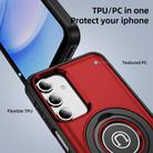 For Samsung Galaxy A26 5G TPU Hybrid PC Magnetic Holder Phone Case(Red) - 3