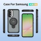 For Samsung Galaxy A36 5G TPU Hybrid PC Magnetic Holder Phone Case(Grey) - 2