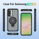 For Samsung Galaxy A56 5G TPU Hybrid PC Magnetic Holder Phone Case(Grey) - 2