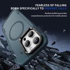 For iPhone 13 Pro Defend 3 in 1 Rugged MagSafe Magnetic Holder Phone Case(Royal Blue + Blue) - 3