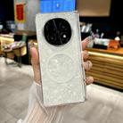 For OPPO Find N5 Magnetic Axis Pearlescent Shell Texture MagSafe Phone Case(White) - 2