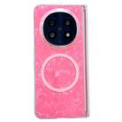 For OPPO Find N5 Magnetic Axis Pearlescent Shell Texture MagSafe Phone Case(Red) - 1