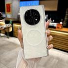 For OPPO Find N5 Magnetic Axis Pearlescent Shell Texture MagSafe Phone Case(Beige) - 2