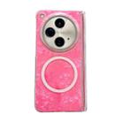 For OPPO Find N3 Magnetic Axis Pearlescent Shell Texture MagSafe Phone Case(Red) - 1