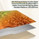 3D Printing Build Plate 257mm For Bambu Lab A1 Printer Platform, Style:PEI Coating + PEO Chameleon  - 3