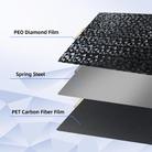 3D Printing Build Plate 257mm For Bambu Lab A1 Printer Platform, Style:PEI Film + PEO Diamond Film - 3