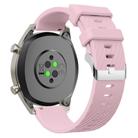 20mm Twill Silicone Watch Band(Rose Pink) - 1