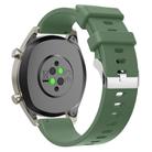 20mm Glossy Silicone Watch Band(Green) - 1