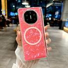 For Huawei Mate X5 Magnetic Axis Pearlescent Shell Texture MagSafe Phone Case(Red) - 2