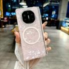 For Huawei Mate X5 Magnetic Axis Pearlescent Shell Texture MagSafe Phone Case(Pink) - 2