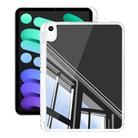 For iPad 2025 / 2022 Mirror Acrylic Single Back Tablet Case with Pen Slot(Transparent) - 1