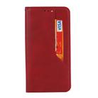 For iPhone 12 / 12 Pro Magnetic Horizontal Flip Leather Case with Holder & Card Slots & Wallet(Red) - 2