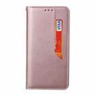 For iPhone 11 Magnetic Horizontal Flip Leather Case with Holder & Card Slots & Wallet(Rose Gold) - 1