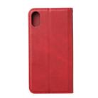 For iPhone X / XS Magnetic Horizontal Flip Leather Case with Holder & Card Slots & Wallet(Red) - 3