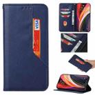 For iPhone XS Max Magnetic Horizontal Flip Leather Case with Holder & Card Slots & Wallet(Royal Blue) - 1