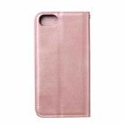 For iPhone SE 2022 / SE 2020 / 8 / 7 / 6 Magnetic Horizontal Flip Leather Case with Holder & Card Slots & Wallet(Rose Gold) - 3