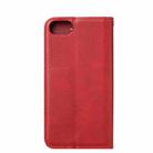 For iPhone SE 2022 / SE 2020 / 8 / 7 / 6 Magnetic Horizontal Flip Leather Case with Holder & Card Slots & Wallet(Red) - 3