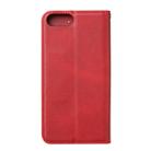 For iPhone 8 Plus / 7 Plus / 6 Plus Magnetic Horizontal Flip Leather Case with Holder & Card Slots & Wallet(Red) - 3