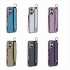 For iPhone 16 Plus Electroplating Loose Powder Wristband Holder Phone Case(Gold) - 2