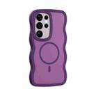 For Samsung Galaxy S24 Ultra 5G Skin Feel MagSafe Phone Case(Purple) - 1