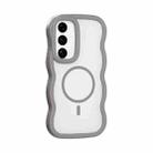 For Samsung Galaxy S25+ 5G Skin Feel MagSafe Phone Case(Grey) - 1