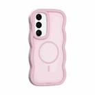 For Samsung Galaxy S25 5G / S24 5G Skin Feel MagSafe Phone Case(Pink) - 1