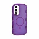 For Samsung Galaxy S25 5G / S24 5G Skin Feel MagSafe Phone Case(Purple) - 1