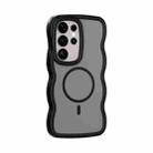 For Samsung Galaxy S25 Ultra 5G Skin Feel MagSafe Phone Case(Black) - 1