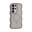 For Samsung Galaxy S25 Ultra 5G Skin Feel MagSafe Phone Case(Grey) - 1