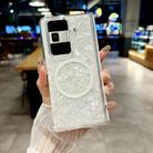 For Honor Magic Vs3 Magnetic Axis Pearlescent Shell Texture MagSafe Phone Case(White) - 2