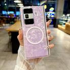 For Honor Magic Vs3 Magnetic Axis Pearlescent Shell Texture MagSafe Phone Case(Purple) - 2