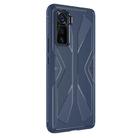 For vivo iQOO 5 Pro Butterfly Shadow Shockproof Rubber TPU Protective Case(Blue) - 1