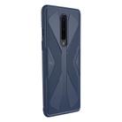 For OnePlus 8 Pro Butterfly Shadow Shockproof Rubber TPU Protective Case(Blue) - 1