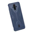 For ZTE nubia Play Butterfly Shadow Shockproof Rubber TPU Protective Case(Blue) - 1