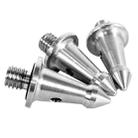 BEXIN LS002 Stainless Steel Tripod Spikes with 3/8 Screw for DSLR Tripods and Monopods(Steel Color) - 3